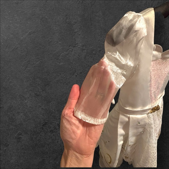 Disney 3T Formal Ariel Satin, Chiffon, Layered Wedding Dress. Exclnt cndtn. - Picture 10 of 14